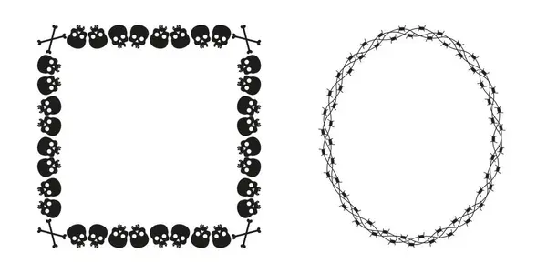 Cadılar Bayramı çerçevesi. Yarasa. Cadı! Görüntü