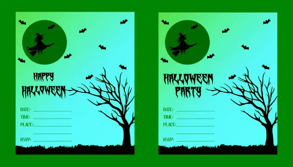 Cadılar Bayramı davetiyeleri. Cadılar Bayramı partisi. Kutlama. Görüntü