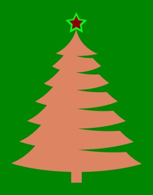 Noel ağacı. Mutlu noeller. Ağacın taşıyıcısı. Görüntü