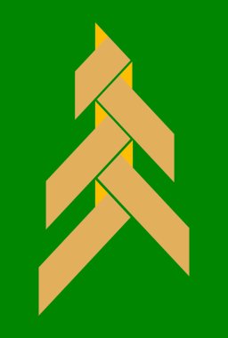 Noel ağacı. Logo. Orman. Vektör. Görüntü