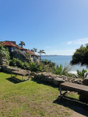 Denizin çatısından manzara.