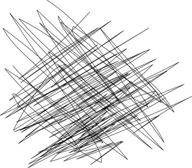 Keskin siyah beyaz çizgileri olan dinamik soyut sanat. Vektör illüstrasyonu