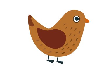 Tatlı kuş izole edilmiş