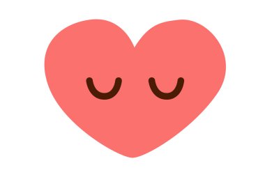 Kalpli şirin bir kalp.