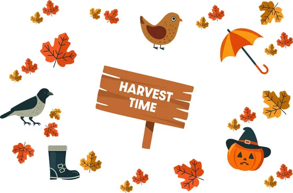 Çizgi film karakteri hindili Şükran Günü posteri kutlu olsun. vektör düz illüstrasyon