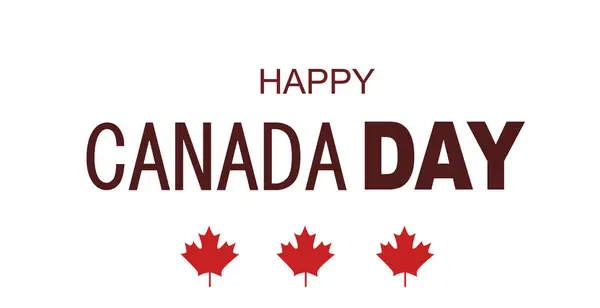 Mutlu Kanada 'lar. vektör illüstrasyonu.