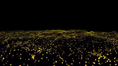 Siyah arkaplanda sarı ve kırmızı ışıklar