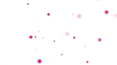 Pembe konfeti. Pembe arka planda kırmızı. şenlikli doku.