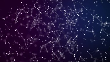 Noktaları ve çizgileri birleştiren soyut çokgen uzay düşük polyester arka plan. bağlantı yapısı. 3d oluşturma