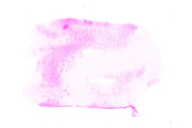 Beyaz üzerine soyut pembe suluboya dokusu.