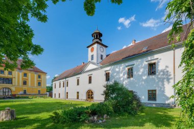 Batelov 'daki şatonun manzarası