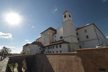 Brno 'daki Spilberk Şatosu Görünümü