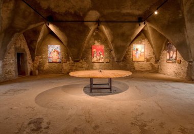 Lipnice Nad Sazava Kalesi 'nin manzarası