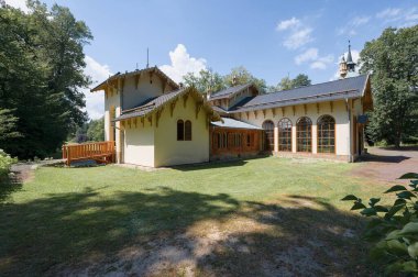 Sychrov 'daki Chateau portakalının görüntüsü