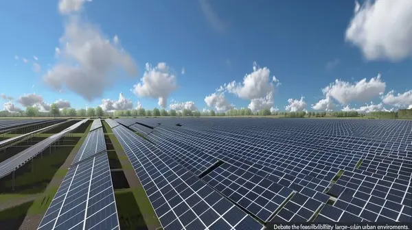 Kentsel Ayarlardaki Büyük ölçekli Güneş Çiftliklerinin Yaşanabilirliği Değerlendiriliyor