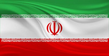 İran Bayrağı Havada Dalgalanıyor