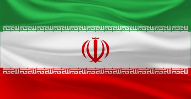 İran Bayrağı Havada Dalgalanıyor