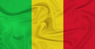 Havada uçan Mali Bayrağı