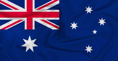 Avustralya Bayrağı Havada Dalgalanıyor