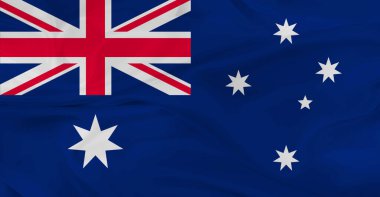 Avustralya Bayrağı Havada Dalgalanıyor