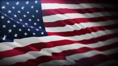 USA Flag Waving Animation