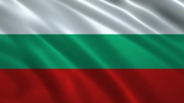 Bulgaristan Bayrak Dalgalandırma Canlandırması