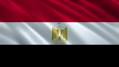 Mısır Bayrak Dalgalandırma Canlandırması