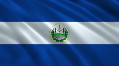 El Salvador Bayrak Sallama Canlandırması