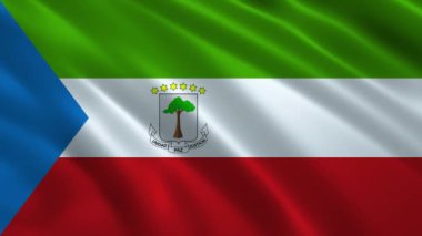 Ekvator Ginesi Bayrak Sallama Animasyonu