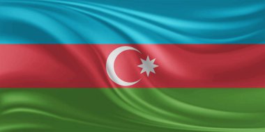 Azerbaycan Bayrak Dalgalanması