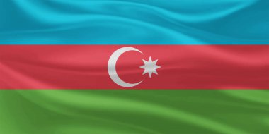 Azerbaycan Bayrak Dalgalanması