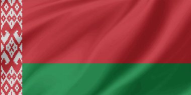 Beyaz Rusya Bayrak Dalgalanması