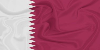 Katar Bayrak Rüzgarı Dalgalanması
