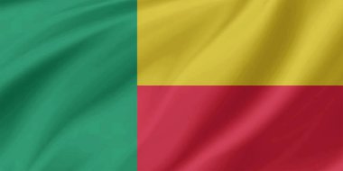 Benin Bayrak Dalgalanması