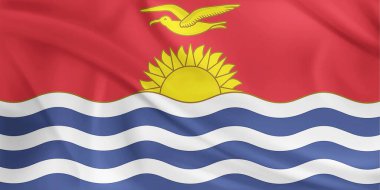 Kiribati Bayrak Dalgalanması