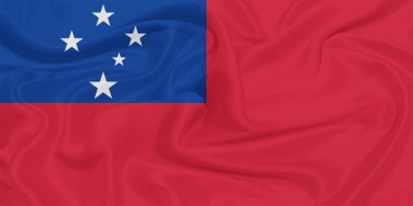 Samoa Bayrak Dalgalanması