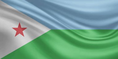 Cibuti Bayrağı Dalgalanması Yakından