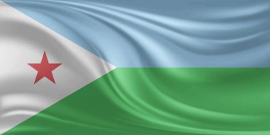 Cibuti Bayrağı Dalgalanması Yakından