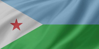 Cibuti Bayrağı Dalgalanması Yakından