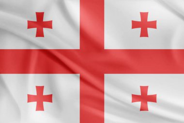 Georgia Bayrak Rüzgarı Yakından Dalgalanıyor