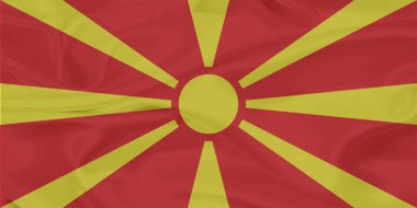 Kuzey Makedonya Bayrak Dalgası