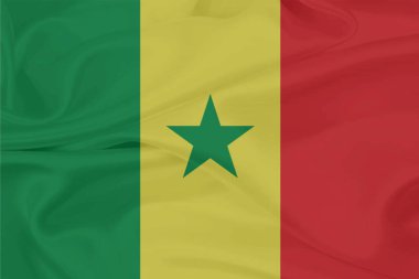 Senegal Bayrak Rüzgarı Yakından Dalgalanıyor