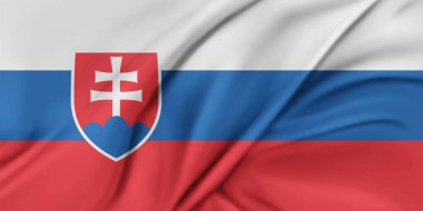 Slovakya Bayrak Rüzgarı Yakından Dalgalanıyor