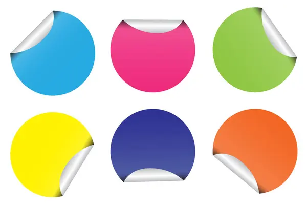 Soyulmuş Çıkartma Tasarım Vektörü Katlaması