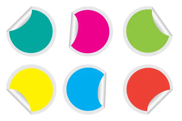 Soyulmuş Çıkartma Tasarım Vektörü Katlaması