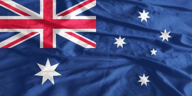 Avustralya Bayrağı Yakından Dalgalanıyor