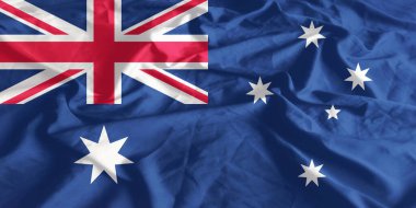 Avustralya Bayrağı Yakından Dalgalanıyor