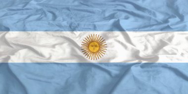 Arjantin Bayrağı Yakından Dalgalanıyor