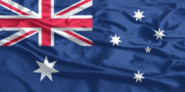Avustralya Bayrağı Yakından Dalgalanıyor