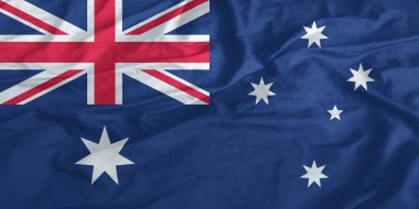 Avustralya Bayrağı Yakından Dalgalanıyor
